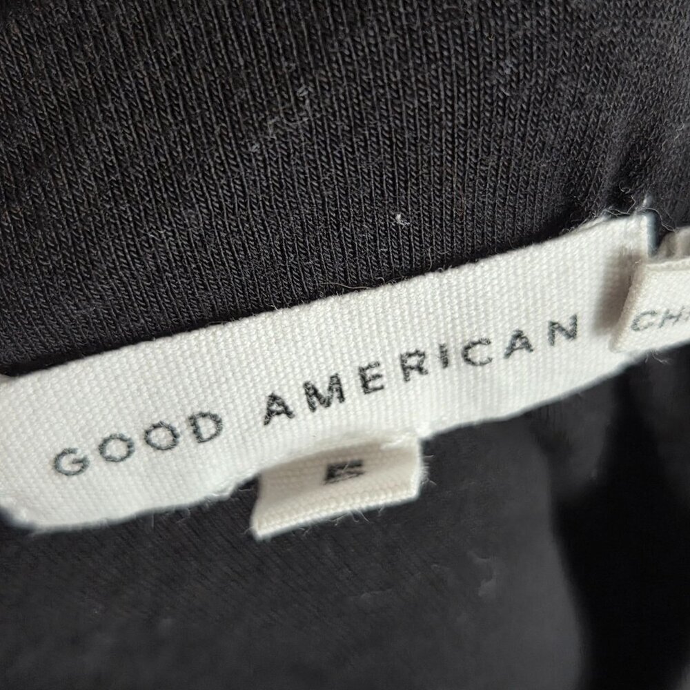 Good American Women's Weightless Mock Neck Bodysuit Sleeveless Black Size 5 / 2X - Picture 6 of 9